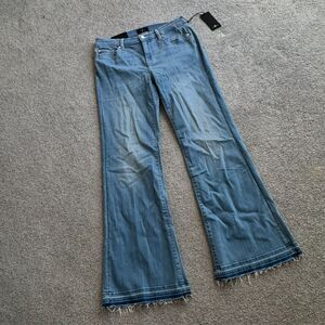 7 For All Mankind Dojo Tailorless Marrakech with Unrolled Hem Jeans NWT Sz 30